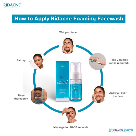 Ridacne Foaming Facewash 100ml
