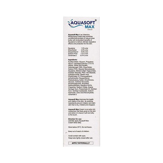 Aquasoft Max Intense Moisturizing Cream 100gm