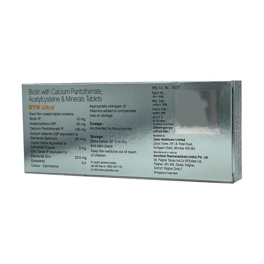 BTN Ultra Tablet 30s