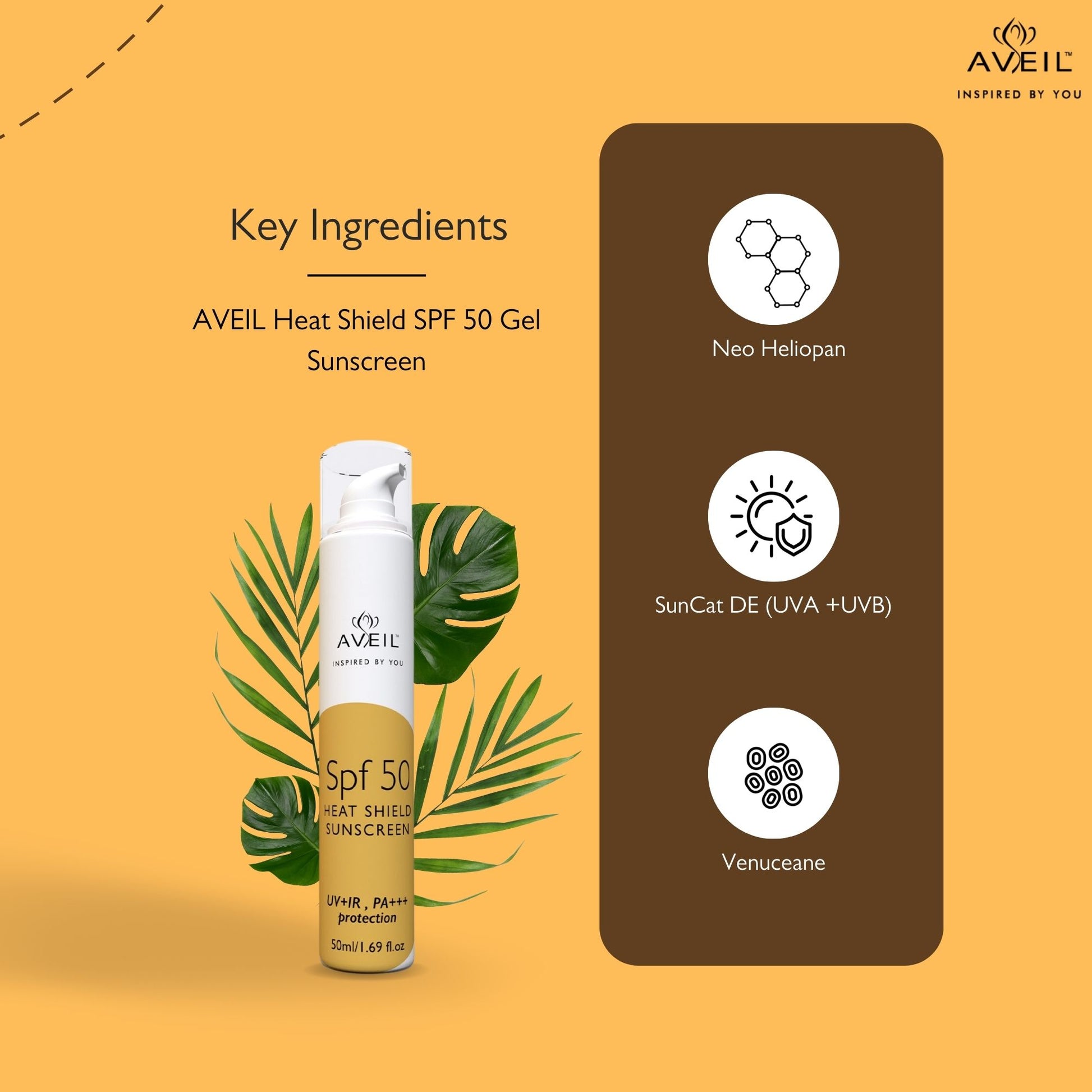 Aveil Sunscreen SPF 50 50 ml