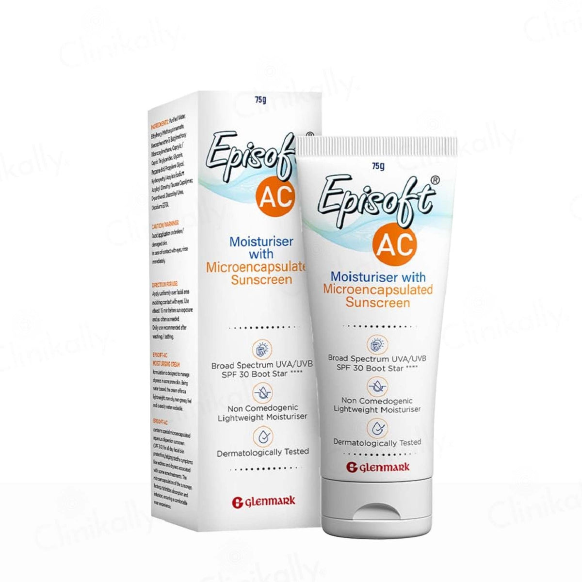 Episoft AC Moisturiser with Sunscreen SPF 30 125gm