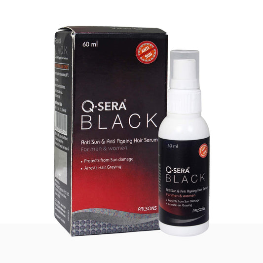 Q Sera Black Anti Sun & Anti Ageing Hair Serum 60ml