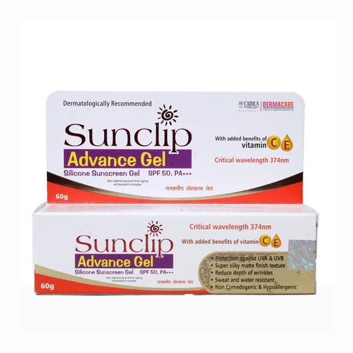 Sunclip advance spf 50 pa+++ gel 60gm