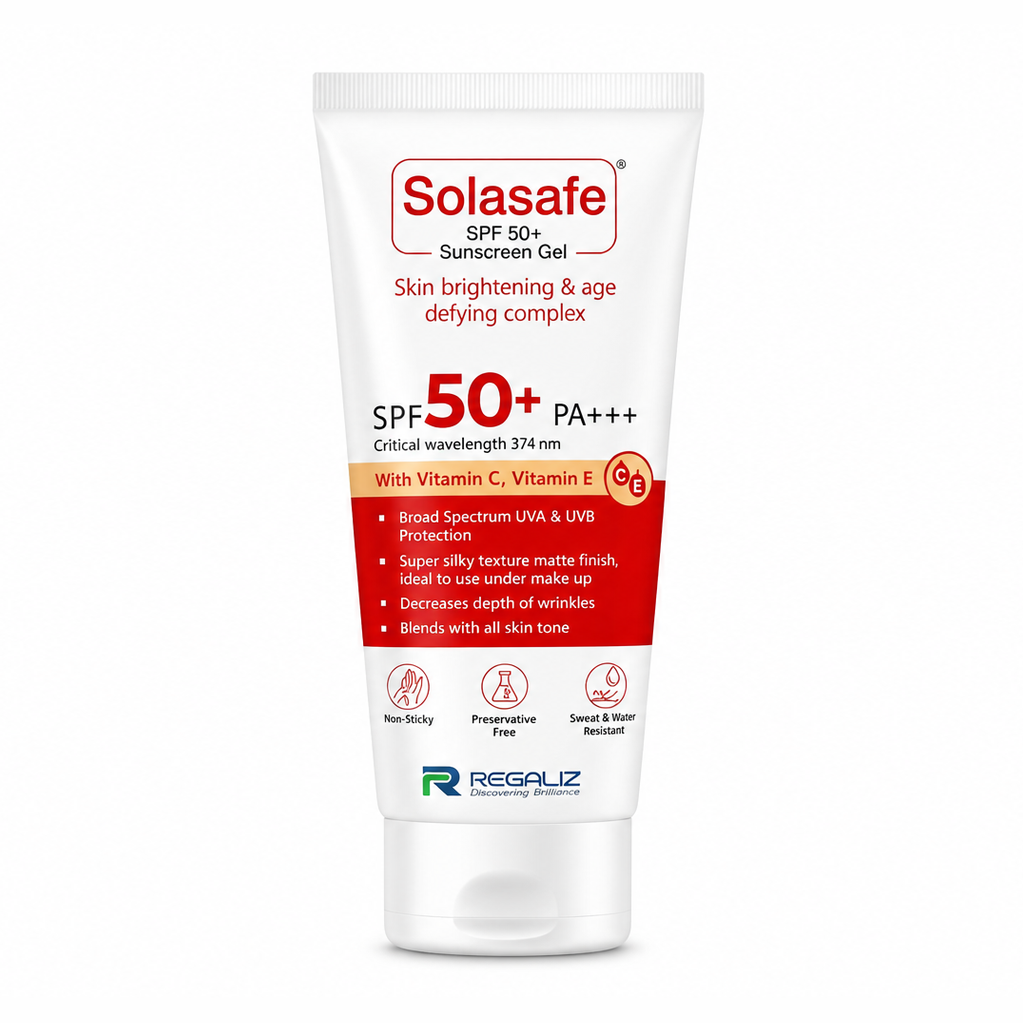 Solasafe Sunscreen Gel SPF 50+ PA+++ 50 gm