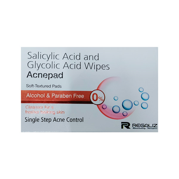 Acnepad Soft Textured Pad Wipes 50's
