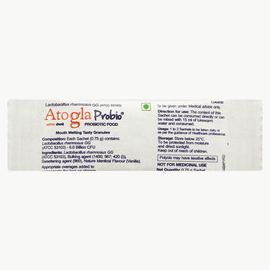 Atogla Probio Vanilla Flavour Sachet Of 0.75gm Granules