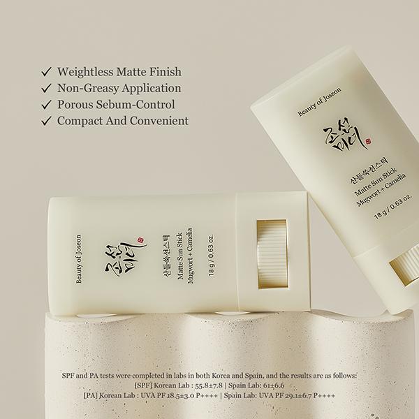 Beauty of Joseon Mugwort + Camelia Matte Sunstick SPF 50+ PA++++