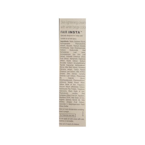FAIR INSTA SKIN LIGHTENING Cream 20gm