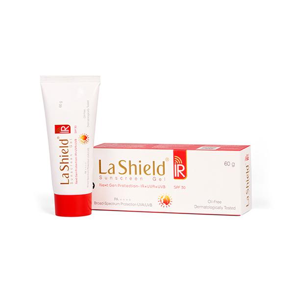 La Shield IR SPF 30 & PA+++ Sunscreen Gel ,Next Gen Protection- IR+UVA+UVB, 60gm