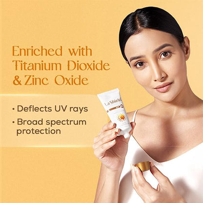 La Shield SPF 40 & PA+++ Anti Acne Sunscreen Gel 50gm