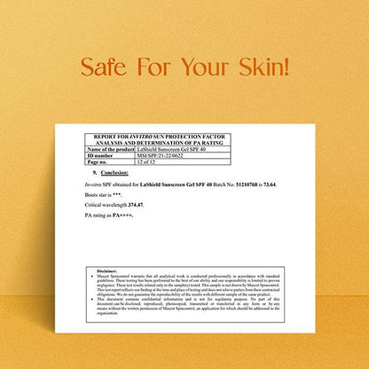 La Shield SPF 40 & PA+++ Anti Acne Sunscreen Gel 50gm