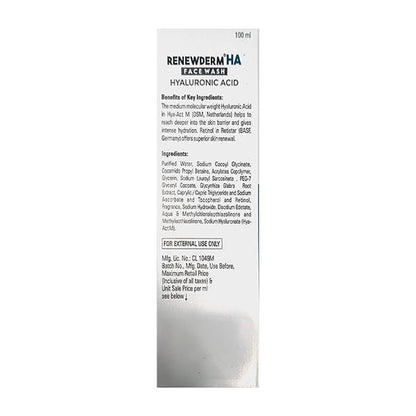 Renewderm HA Face Wash 100ml