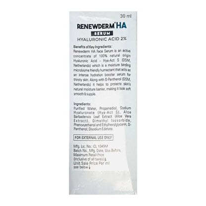 Renewderm HA Serum 30ml