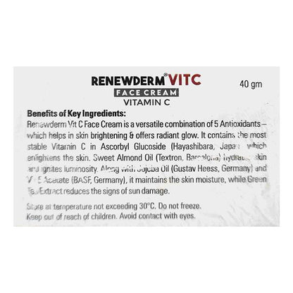 Renewderm VIT C FACE Cream 40g