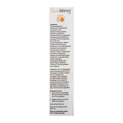 Sunbless SPF 50+ PA+++ Silicon Sunscreen Gel 60gm