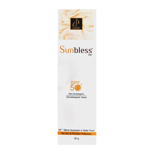 Sunbless spf 50+ pa+++ silicon sunscreen matte finish gel 30g