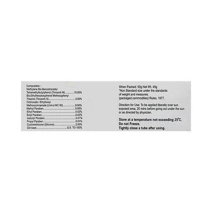 Sunclip sunscreen spf 40 gel 50gm