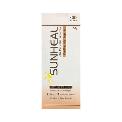 SUNHEAL SPF 50+ PA++++ UVA/UVB Ultra Matte Gel Sunscreen 50gm