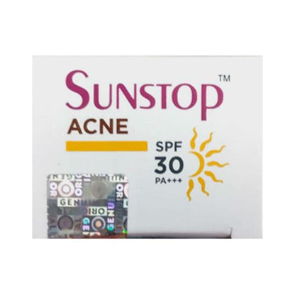 SUNSTOP ACNE SPF 30 PA +++ UVA/UVB/VISIBLE LIGHT ADVANCED SUN PROTECTION Gel 30g